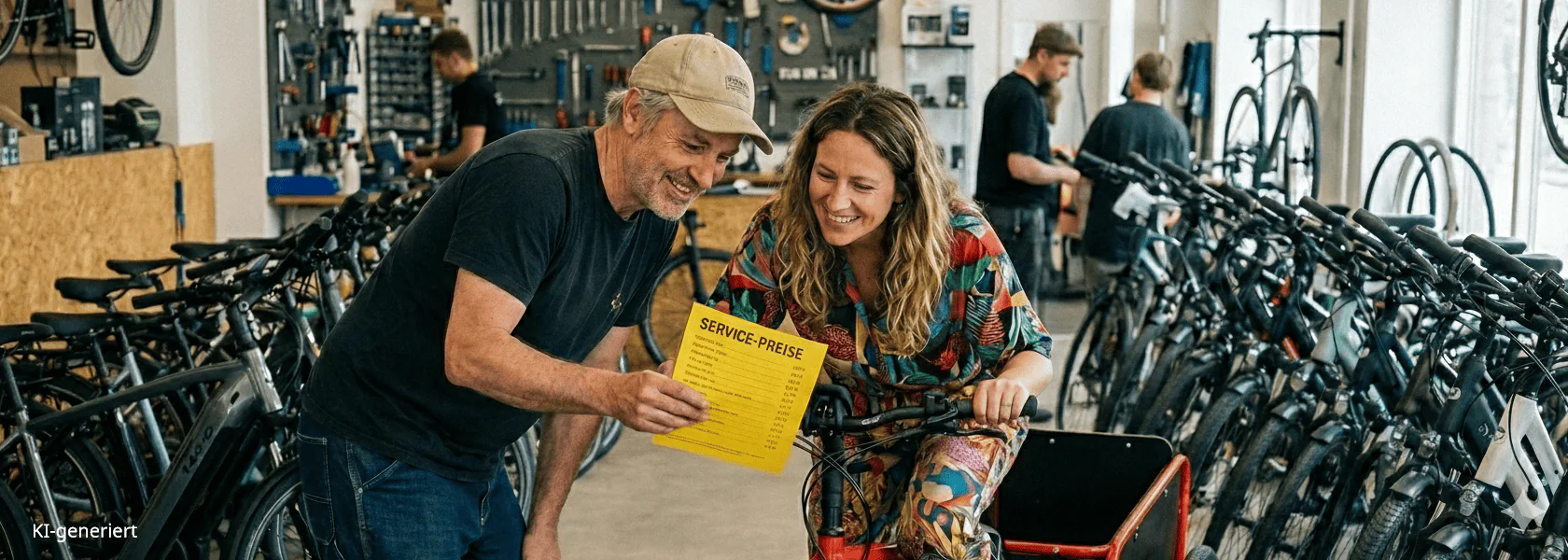 Service Preise für die Fahrradwerkstatt FAM BIKE